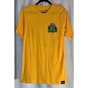 Super 7 Rugrats Nickelodeon Colab T shirt Reptar Adult Medium Yellow Excellent